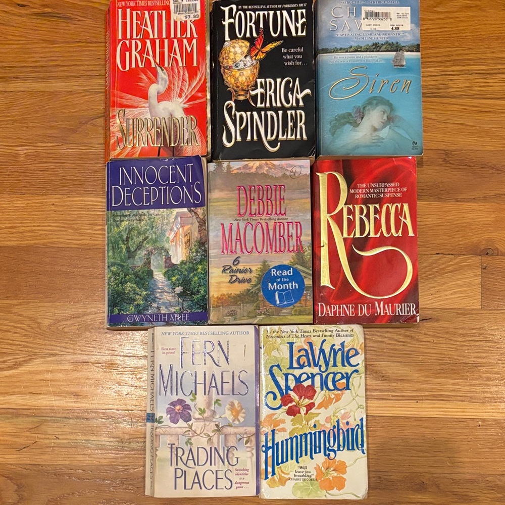Romantic Novel Set - Lot of 8